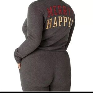 Victoria’s Secret Merry! Happy! One Piece Pajamas XXL NWOT